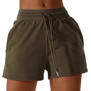Shorts de sport personnalisés pour le yoga, performance, entraînement, athlétisme, course à pied, fitness, shorts de sport unis, shorts de sport vierges - Product Image 2