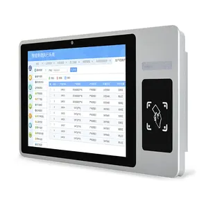 Touchthink 2D के साथ 10.1 इंच औद्योगिक टच स्क्रीन पैनल पीसी बारकोड स्कैनर आरएफआईडी वेब कैमरा फिंगरप्रिंट आईडी रीडर