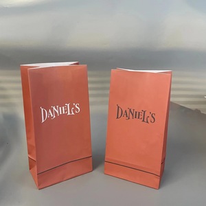 Groothandel Bruine Kraft Papieren Zakken Accepteren Op Maat Gemaakte Print Voorraad Cadeau Zak Fast Food Weg Te Nemen Twisted Handvat Boodschappentas - Product Image 6