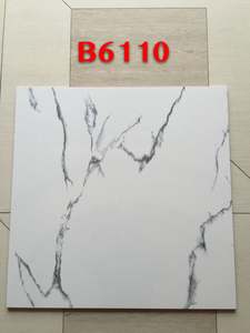 Baldosas de <span class=keywords><strong>Porcelanato</strong></span> <span class=keywords><strong>60x60</strong></span> Mármol Carrara <span class=keywords><strong>Blanco</strong></span> Esmaltado para Piso - Product Image 5