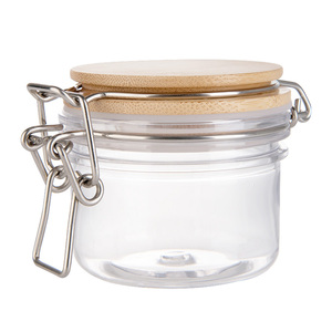Pot en plastique à large ouverture de 120 ml (4 oz) étanche, bidon en PET étanche avec couvercles à charnière pour le stockage hermétique du café, du thé et des épices - Product Image 1