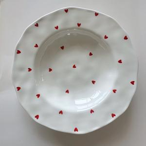 Plato <span class=keywords><strong>de</strong></span> sopa profunda <span class=keywords><strong>de</strong></span> cerámica Irregular <span class=keywords><strong>de</strong></span> 8 pulgadas, plato <span class=keywords><strong>de</strong></span> ensalada <span class=keywords><strong>de</strong></span> pastel <span class=keywords><strong>de</strong></span> postre <span class=keywords><strong>de</strong></span> porcelana pintado a mano Ins colorido creativo - Product Image 1