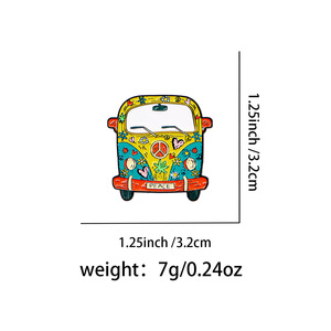 Nuova spilla per auto 2026 con citazioni divertenti e trendy, simpatico alieno neonato effetto trip - Product Image 6