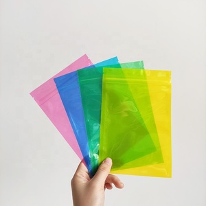 Sacchetti di Plastica Trasparenti con Chiusura a <span class=keywords><strong>Zip</strong></span> in Vari Colori: Rosa, Blu, Giallo, Verde - Product Image 4
