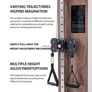 Stazione Multifunzione Commerciale Unisex Smart Intelligente <span class=keywords><strong>per</strong></span> Fitness da Palestra Montata a Parete con Touch Screen e Trainer Completo - Product Image 3
