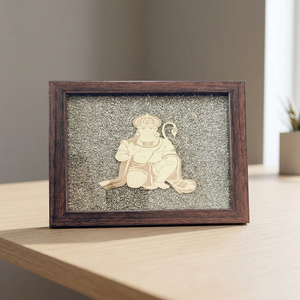 Marco de Selenita Hanuman Hecho a Mano – Decoración Espiritual para el Hogar, Regalo Artesanal, Venta al por Mayor - Product Image 3