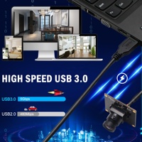 Módulo de Cámara USB3.0 ELP 1080P IMX291 de Alta Velocidad 1080P 50fps UVC con Controlador Gratuito y Lente Ojo de Pez de 180 Grados