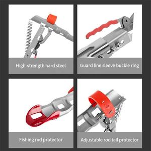 Support de canne à pêche à ressort <span class=keywords><strong>automatique</strong></span> pour banque au sol, crochet facile à contrôler, nouveau design, support de canne à pêche de plage - Product Image 5