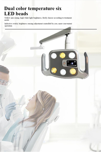 Fauteuil dentaire électrique de luxe homologué CE, équipement ergonomique haut de gamme pour <span class=keywords><strong>dentiste</strong></span> avec système de contrôle intégré pour clinique - Product Image 4