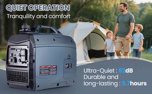 2.5W 3000W 초저소음 인버터 발전기 가솔린 유닛 230V/240V 정격 전압 휴대용 발전기 백업 전원용 재고 있음 - Product Image 5