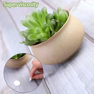 กระดาษสติ๊กเกอร์กาวนาโน10มม. สองด้านไดคัทสำหรับโปสเตอร์งานฝีมือผนังงานฝีมือลายจุดเหนียวที่ไม่มีร่องรอยสำหรับลูกโป่ง - Product Image 5