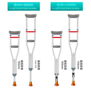 Bastone da passeggio 3 in 1 in lega di alluminio per <span class=keywords><strong>giovani</strong></span> e anziani, leggero, antiscivolo, anti-caduta, con assorbimento degli urti - Product Image 5