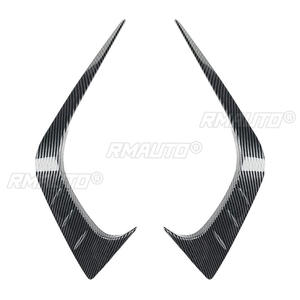 Kit carrosserie pour Honda Civic 11e génération 2021+ : séparateur de pare-chocs avant, aileron latéral, déflecteur d'air, lame de vent, aspect carbone/noir brillant - Product Image 2