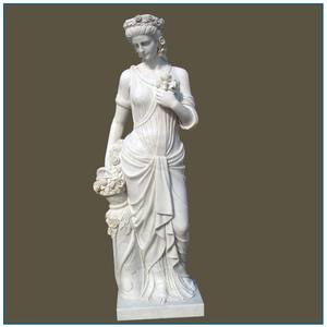 Scultura in Marmo Italiano di Donne Famose per Giardino, Altre Sculture e Incisioni in Pietra - Product Image 3