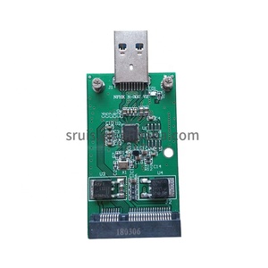 <span class=keywords><strong>MSATA</strong></span> <span class=keywords><strong>a</strong></span> <span class=keywords><strong>USB</strong></span> 3,0 Tarjeta adaptadora convertidora externa SSD PCBA - Product Image 1