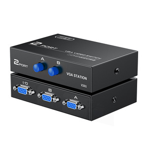 Commutateur Vga 2 ports, 1 sortie, convertisseur vidéo à double entrée pour partage d'ordinateur, résolution 1080p - Product Image 3