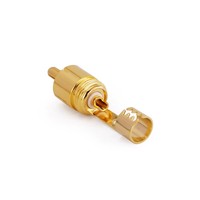 Connecteur RCA coloré Rasantek, prise jack, câble d'amplificateur, microphone, coque en laiton nickelé, broche dorée, choix de couleurs multiples, design