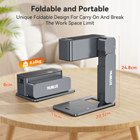 Wainlux Z3 DIY Graveuse Laser Portable Mini à Diode, Pliable avec Autofocus, pour Acier Inoxydable/Cuir/Bois à Couper/Pierre/Verre