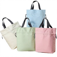 Sac fourre-tout isotherme portable en toile pliable avec cordon de serrage personnalisé Ai Cheng AC-00372 pour femme
