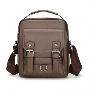 Men's Genuine Leather <b>Small</b> Lightweight Zipper Anti-Theft Durable Sling Bag Crossbody <b>Chest</b> Pack Travel Shoulder Bag Outdoor - Product Image 4