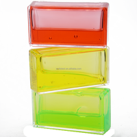 Nouvel ensemble de tubes à gel acryliques rectangulaires pour fidget, minuteur liquide apaisant et relaxant, minuteur sensoriel pour besoins spéciaux