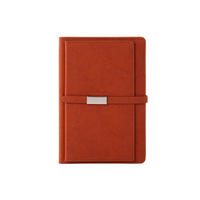 PQ A5 Schnallen-Leder-Notizbuch Einfarbiges Notizbuch Geschenksets Notizbücher Anpassbar Flachliegend Vintage Minimalistisch Großhandel
