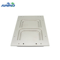 Dissipateur thermique classique en aluminium, haute qualité, 200mm, CNC, radiateur extrusion haute puissance, grande plaque de dissipateur thermique, qualité industrielle