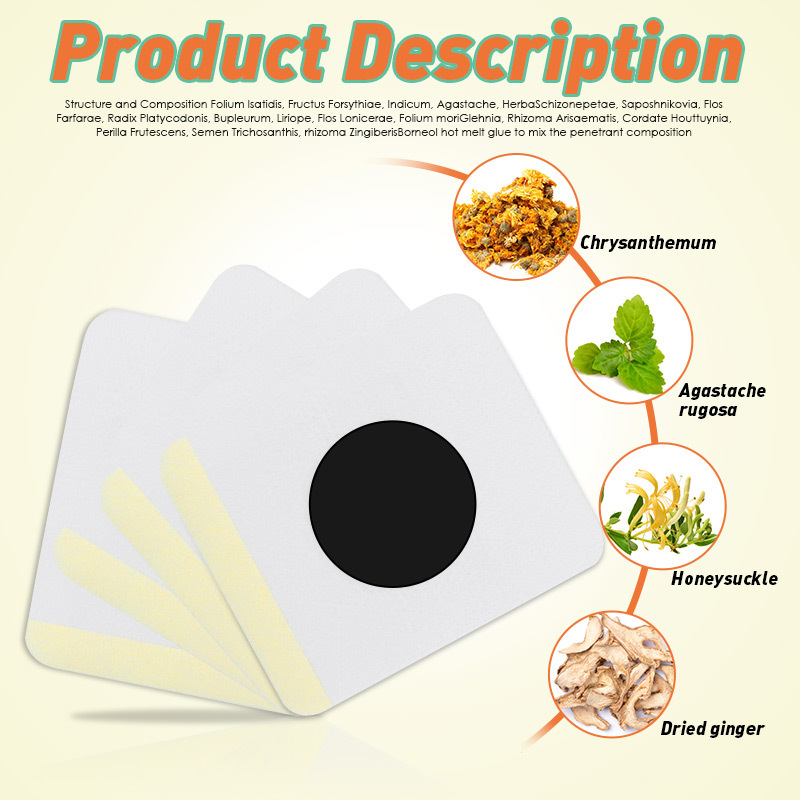 External Use Herbal Extract Patch with Soothing & Hypoallergenic Benefits for Daily Cold Relief