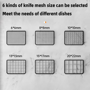 Cuber Commercial Potato Particles Radish Carrot Onion Shredded <b>Vegetable</b> <b>Cutter</b> Slice Electric <b>Multifunctional</b> Tool - Product Image 5