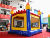 15ft par 15ft partie De Chambre De Rebond de saut de cavalier de saut d'obstacles château Modulaire Moonwalk Gonflable de chambre de Rebond de videur pour extérieur