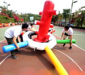 Équipement de sport <span class=keywords><strong>gonflable</strong></span> en pvc intéressant, jeux de construction d'équipe gonflables, pour adultes - Product Image 2