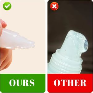 Cheap Transparent Squeeze Plastic Custom Clear Lip Gloss Cosmetic Packaging White Tube - Product Image 3