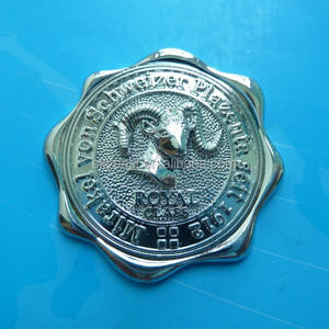 Custom <b>Metal</b> Badge with 3M Adhesive Zinc Alloy Custom Brand Designs Factory Price - Product Image 5