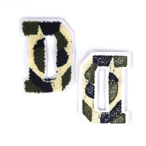 Punto de fábrica 26 <span class=keywords><strong>letras</strong></span> 3diy camuflaje toalla bordado procesamiento ropa bolsa decoración bordado parche goma tela pasta - Product Image 4