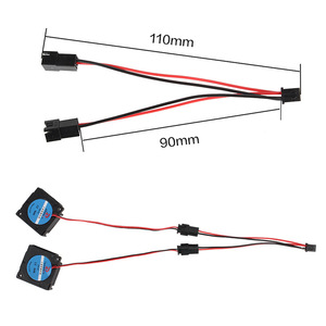 Cable paralelo para ventilador de impresora 3D 3DSWAY, conector XH2.54, divisor de uno a dos para accesorio de ventilador de refrigeración - Product Image 2