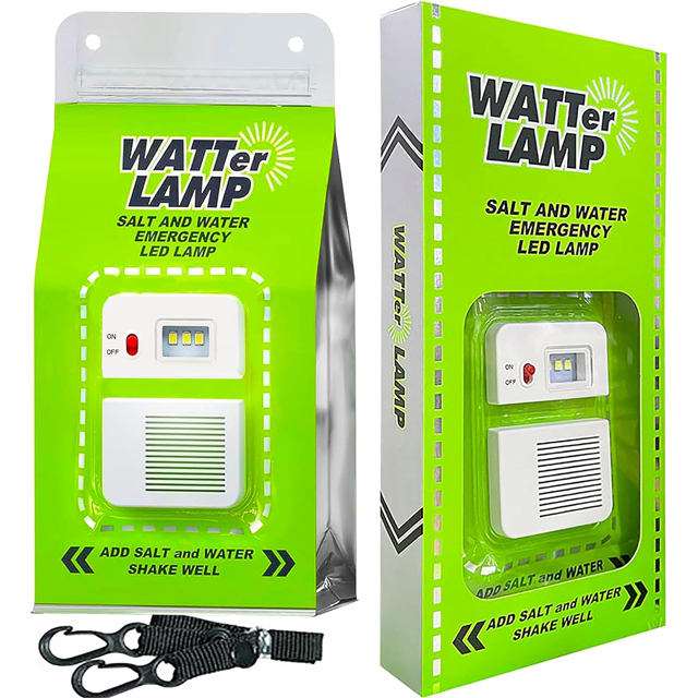 Salt Water Lamp Emergency Lighting No Battery Pollution-Free Environmental Protection Lighting (This Product Contains No Salt)