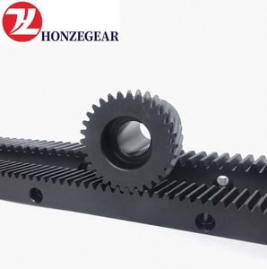 Factory OEM 7 Precision Rack And Pinion Processing 45# Steel Gear Rack Pinion For CNC Machine - Product Image 1