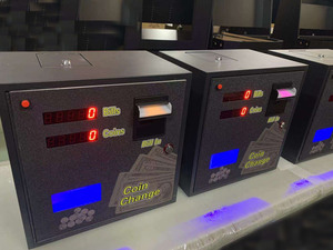 Cao-powered quý Dispenser hóa đơn để đồng xu Changer USD đồng xu trao đổi máy cho Snack cửa hàng gashapon Máy căng tin POS hệ thống - Product Image 3