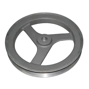 Factory Oem Custom Metal Alloy Casting Eccentric Spiral Drum Pulley