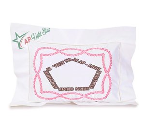 Almohada bordada de lujo de Vietnam hecha a mano con punto de cruz y costura Artesanía de bordado Premium - Product Image 5