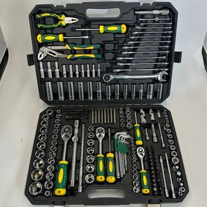 Auto Repair Tool Set 218 Piece 1/2 In <b>Socket</b> Drive With <b>Ratchet</b> And Wrench For Car And Home Repair - Product Image 4