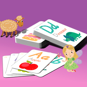 Bán buôn xóa được bút viết Đồ chơi thư tiếng anh học tập thẻ flash cho trẻ em giáo dục - Product Image 1