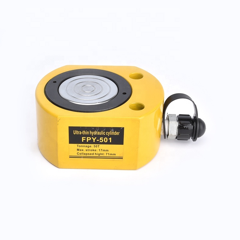 FPY-501 50 ton micro hydraulic cylinder Mini stroke thin type hydraulic jack