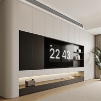 Meuble TV de salon de luxe, support de télévision, console, table basse et combinaison de meuble TV