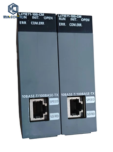 เซ็นเซอร์ควบคุม PLC โมดูลการสื่อสารอีเธอร์เน็ต ยี่ห้อใหม่ LJ71E71-100-CM - Product Image 1
