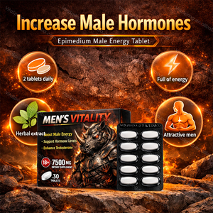 Tabletas de Vitalidad Masculina OEM ODM, Suplemento Herbal para Energía y Rendimiento Masculino, Marca Privada, 30 Tabletas - Product Image 3