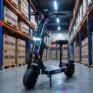 Trottinette électrique US Extreme Speed 55-75MPH G14 72V 10000W 35AH à double moteur, frein hydraulique, NFC, pour adultes, avec clignotants - Product Image 1