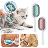 Peigne pour animaux de compagnie avec logo personnalisé, pour enlever les poils des chats, accessoires pour chiens et chats, brosse de massage pour chiens et chats, brosse à laine pour toilettage des animaux