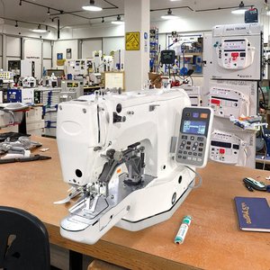 Industrial <b>Sewing</b> Machine Computer-Controlled Bar Tacking New Electronic Motor Flat-Bed Bartack Lockstitch Iron <b>for</b> - Product Image 3