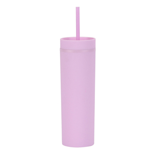 450Ml Mini Slim Tumbler Acrylic Nhựa Thân Thiện Với Môi BPA Miễn Phí Với Nắp Và Rơm Máy Rửa Chén An Toàn Uống Chai Nước Cho Đảng - Product Image 6
